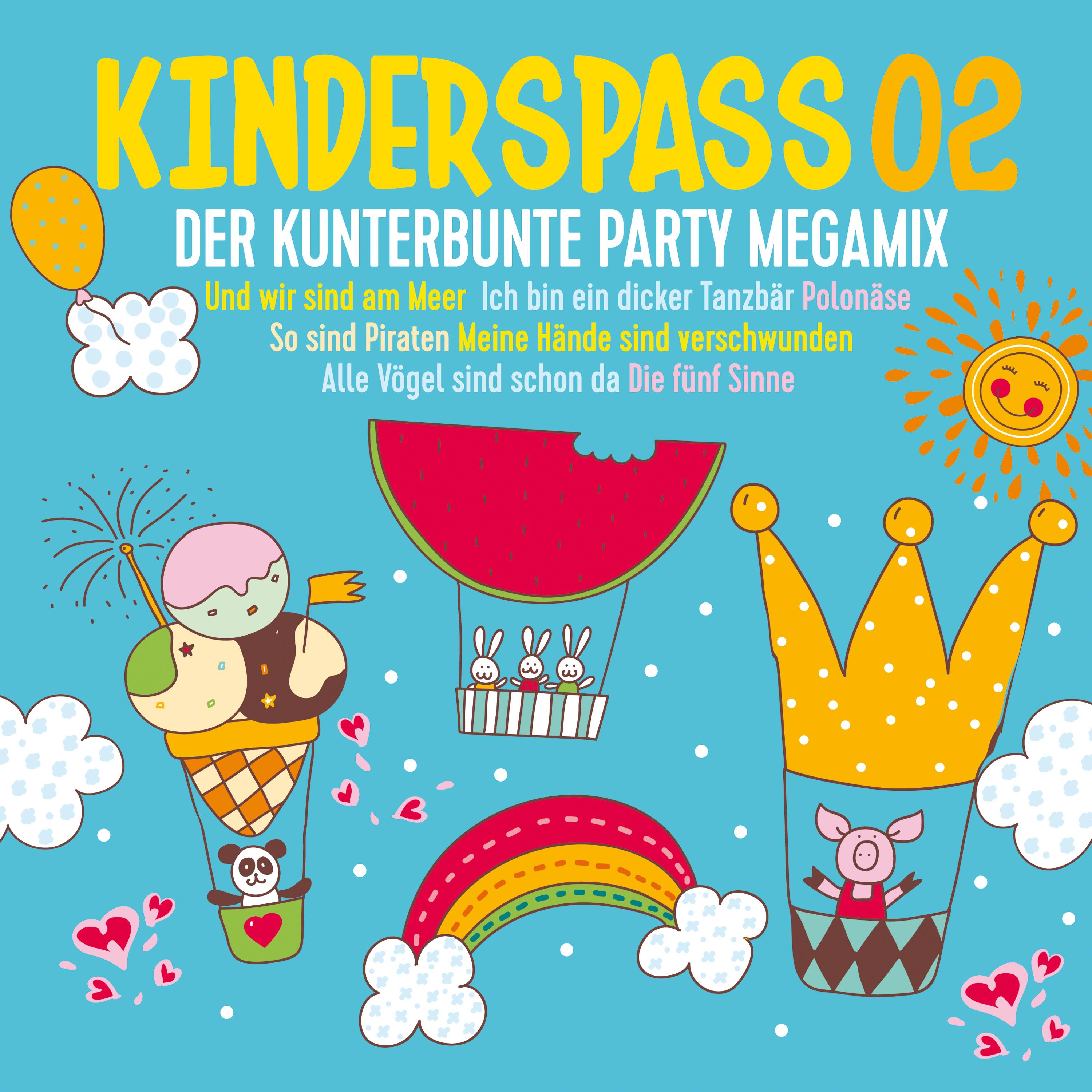 KINDER SPASS VOL. 2 - DER KUNTERBUNTE PARTY MEGAMIX