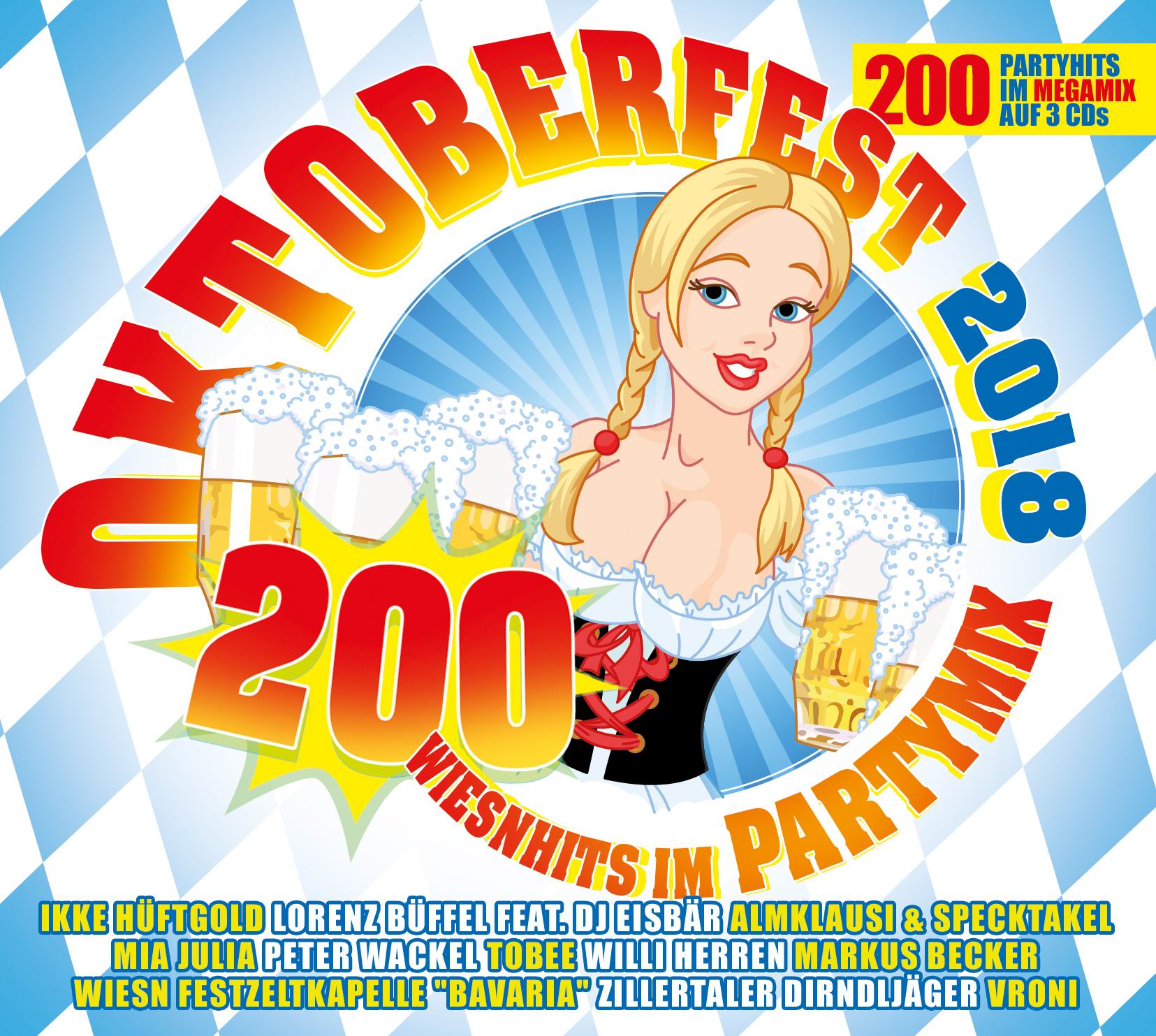 Oktoberfest 2018 - 200 Wiesnhits im Partymix