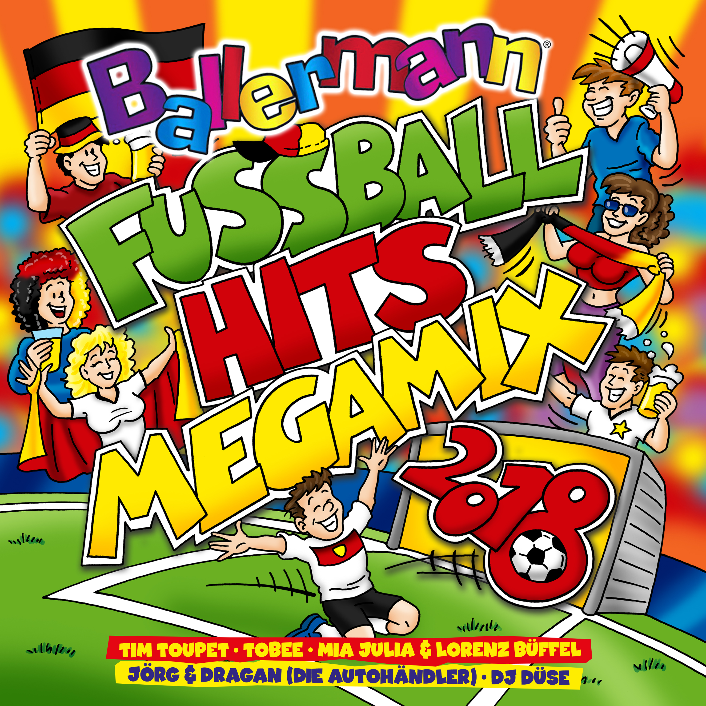 BALLERMANN FUSSBALL HITS MEGAMIX 2018
