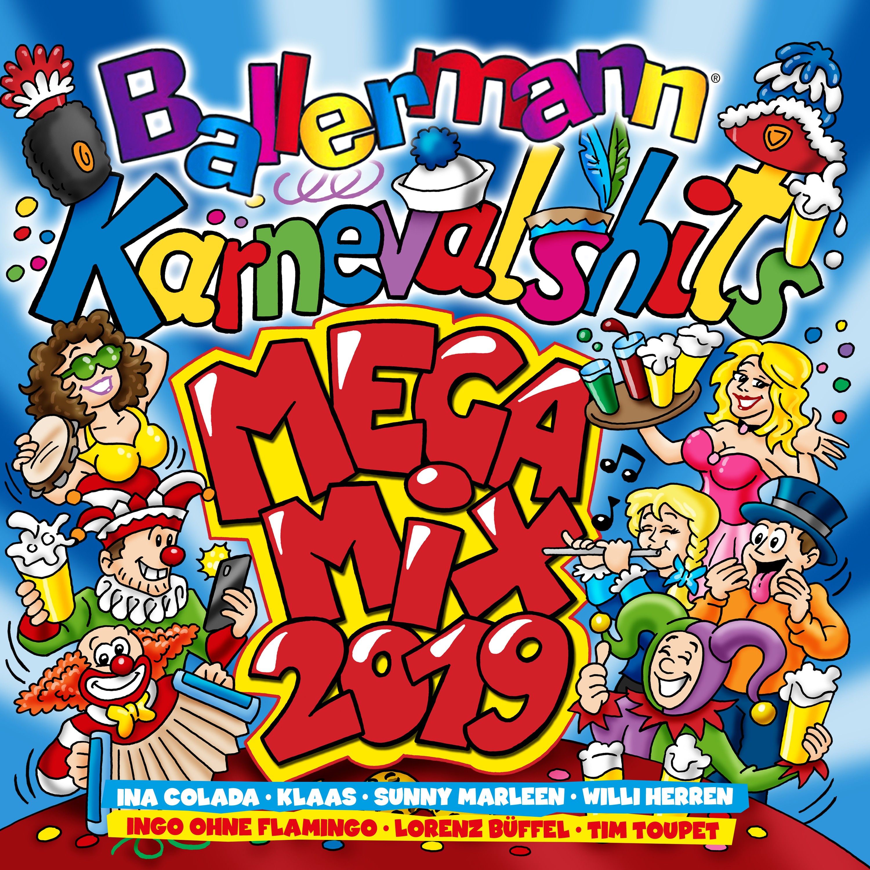 BALLERMANN KARNEVALSHITS MEGAMIX 2019